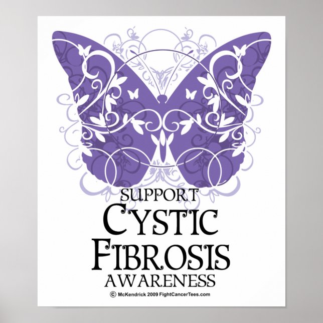 Cystic Fibrosis Butterfly Poster (Framsidan)
