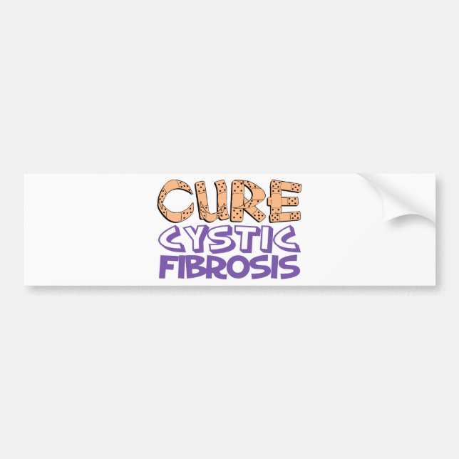 Cystic Fibrosis för bot Bildekal (Framsidan)