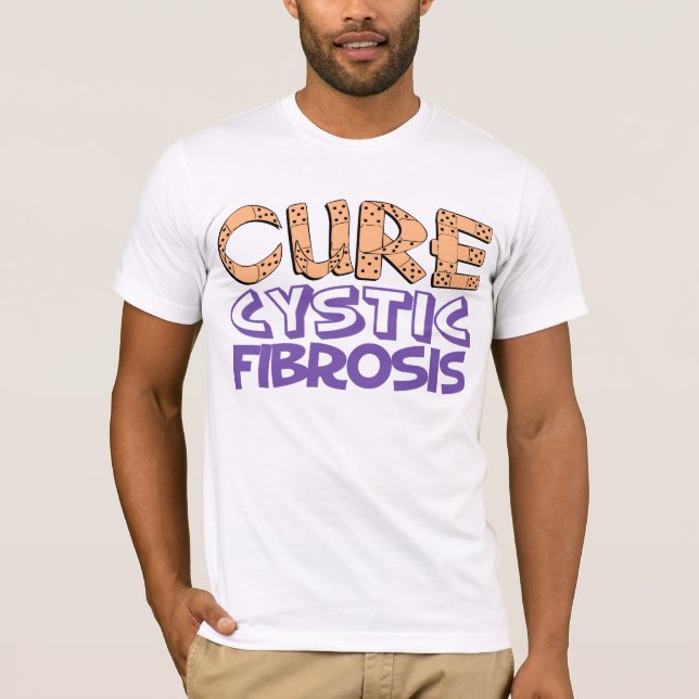 Cystic Fibrosis för bot T-shirt (Framsida)