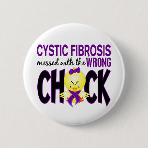 Cystic Fibrosis röra med den fla chicken Knapp
