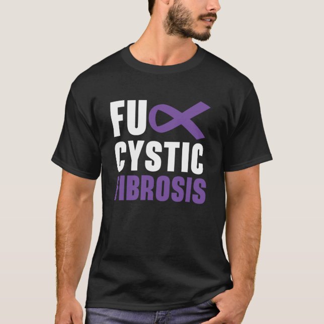 Cystic fibrosis Warrior Cystic Fibrosis Awareness T Shirt (Framsida)