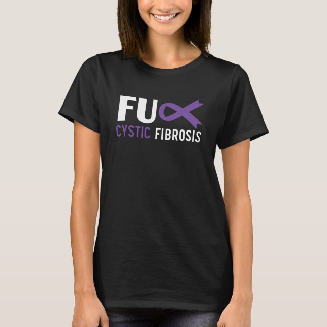 Cystic fibrosis Warrior Cystic Fibrosis Awareness T Shirt (Framsida)