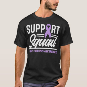Cystiskt fibrosstöd för kvadratiskt cystiskt fibro t shirt