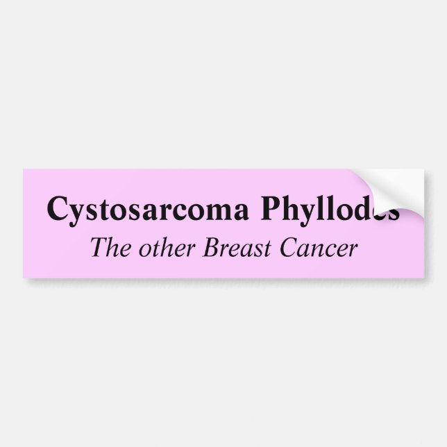 Cystosarcoma Phyllodes, den annan bröstcancern Bildekal (Framsidan)