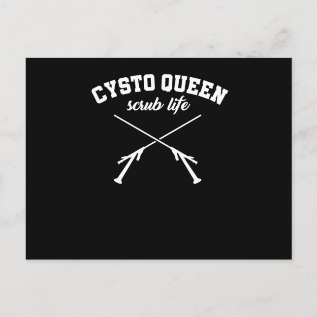Cystoscopy Endoskopi Urinblåsa Läkare Sjukskötersk Vykort (Framsida)