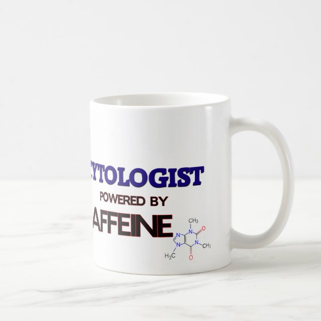Cytologist som drivas av koffein kaffemugg (Höger)