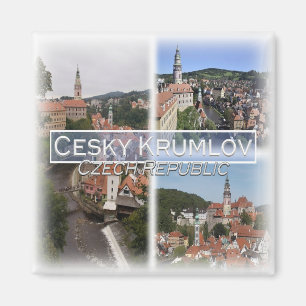 CZ0020 Europa, Tjeckien, Cesky, Fridge Magnet