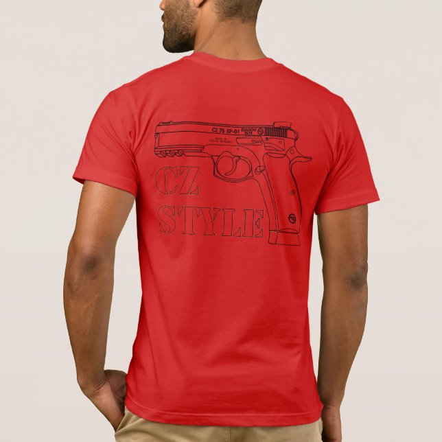 CZ Stil T-Shirt (Baksida)