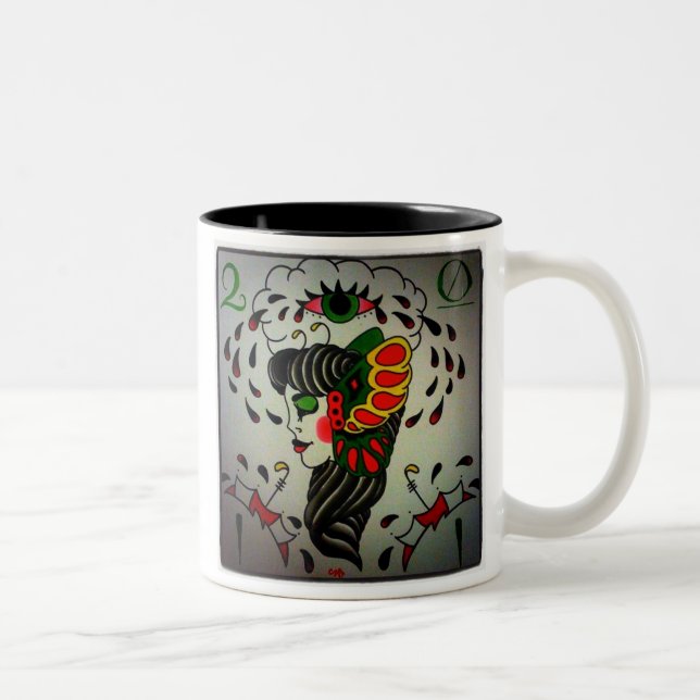 CZA-muggar Två-Tonad Mugg (Höger)