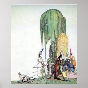 Czarinas bågskytte av Kay Nielsen Poster