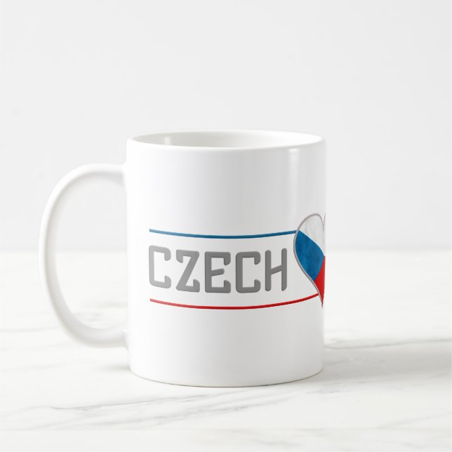 CZECH mugg - välj stil & färg (Vänster)