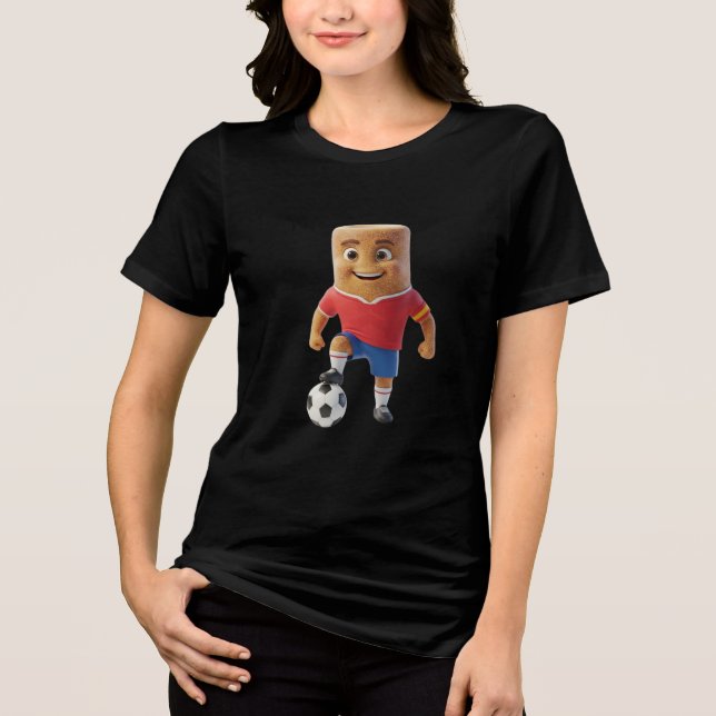 Czech Republic Soccer Shirt - Funny Cinnamon Roll  T (Framsida)