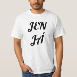 Czech Text jen já | Bara jag T Shirt