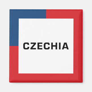 Czechia 01A - Flagga Färg Magnet