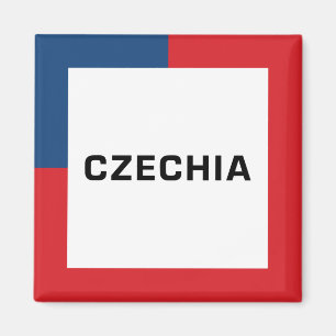 Czechia 01A - Flagga Färger Magnet