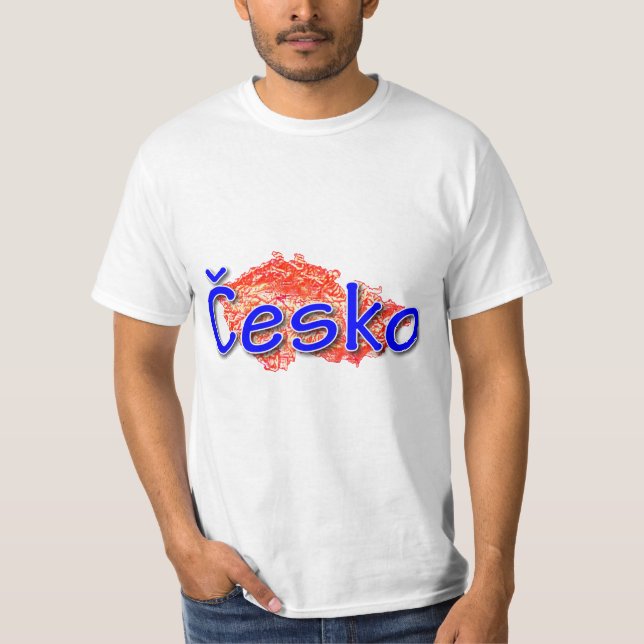 Czechia/Czech Republic T-Shirt (Framsida)