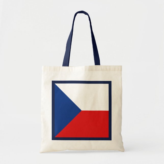 Czechia Flagga Bag Tygkasse (Framsidan)
