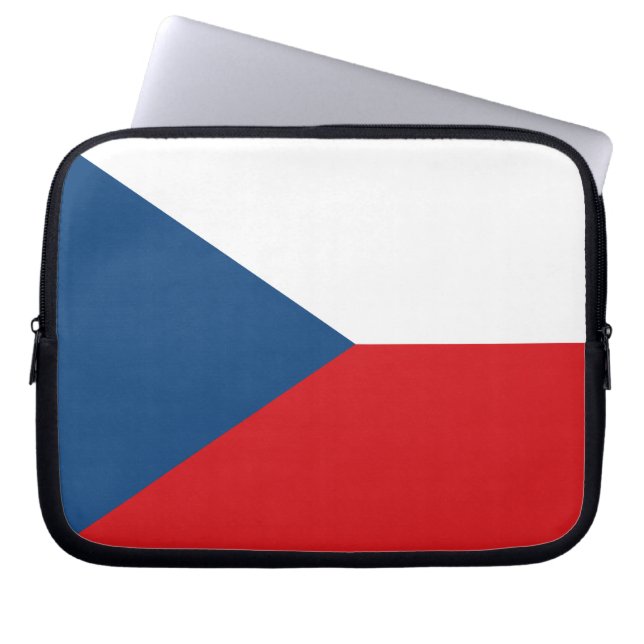 Czechia Flagga Laptop sleeve (Framsidan)