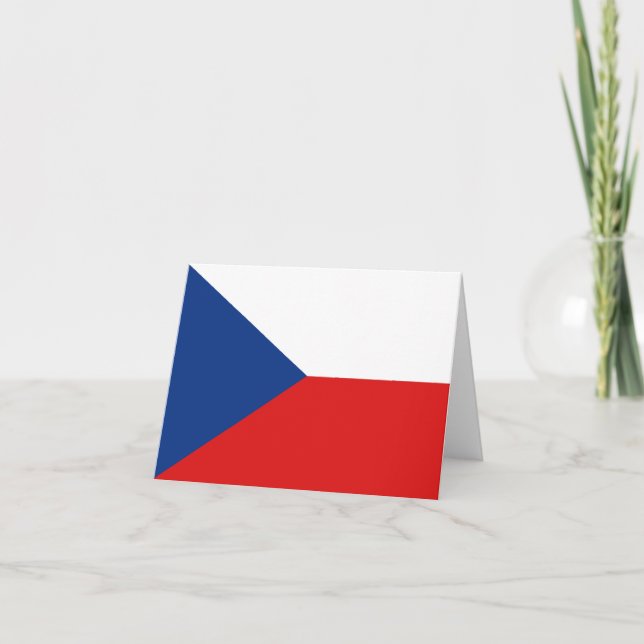Czechia Flagga Notecard Kort (Framsida)