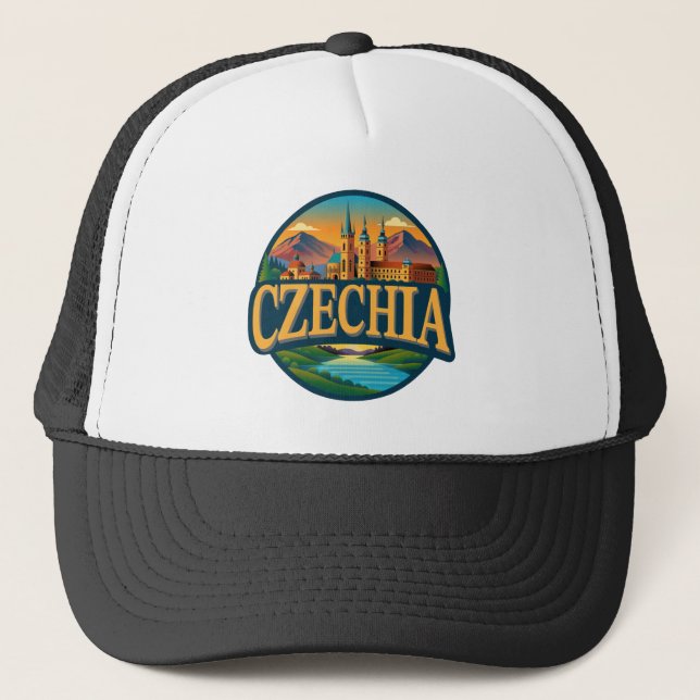 Czechia Republic Europe Keps (Framsida)