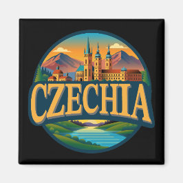 Czechia Republic Europe Magnet