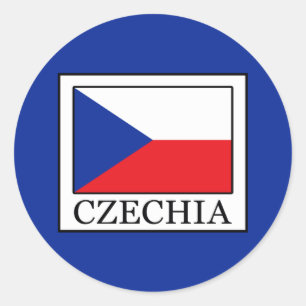 Czechia Runt Klistermärke