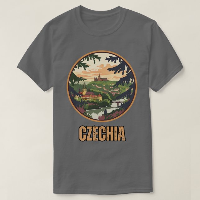 Czechia T Shirt (Design framsida)