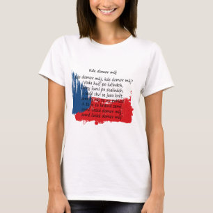 Czechia/tjeckisk republik - Kde domovmůj T-shirt