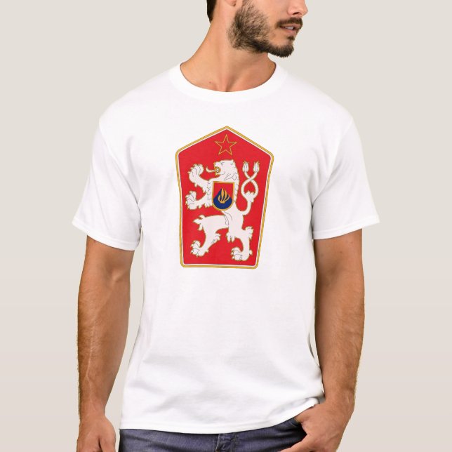 Czechoslovakia vapensköldT-tröja 1960 T Shirt (Framsida)