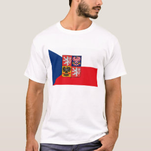 Czechoslovakian T-tröja för flagga (den tjeckisk Tee Shirt