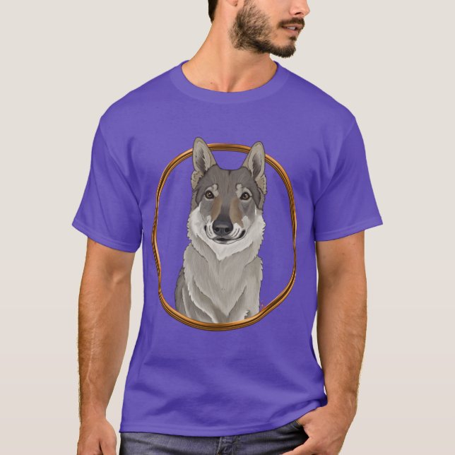 Czechoslovakian Vlcak friend T Shirt (Framsida)