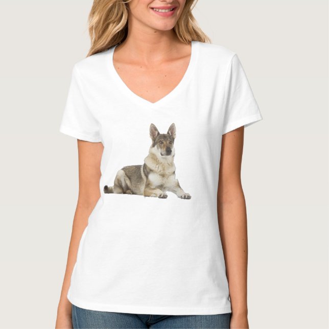 czechoslovakian wolfdogskjorta t shirt (Framsida)