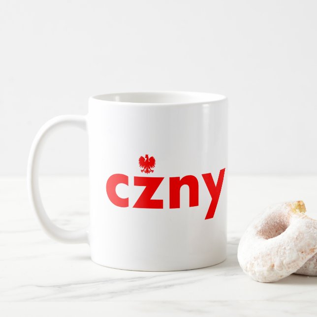 czny Polsk efternamn Koffee Mugg (Med munk)