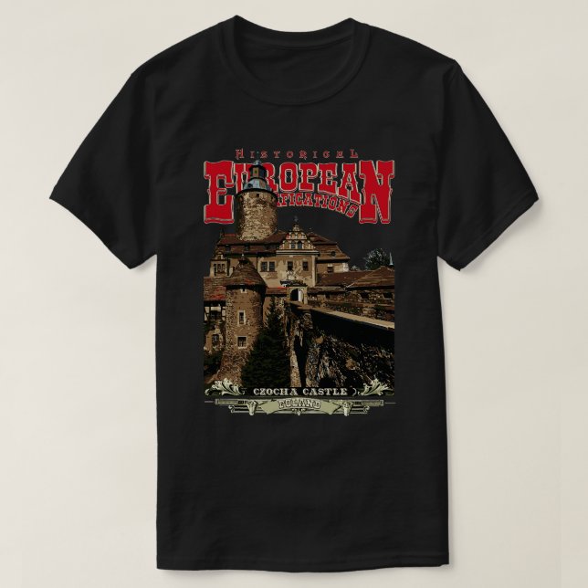 Czocha Castle Polen T Shirt (Design framsida)