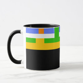 D04 - Tasse mit horizontalen Farbstreifen Mugg