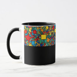 D05 - Tasse mit buntem Mosaik Mugg