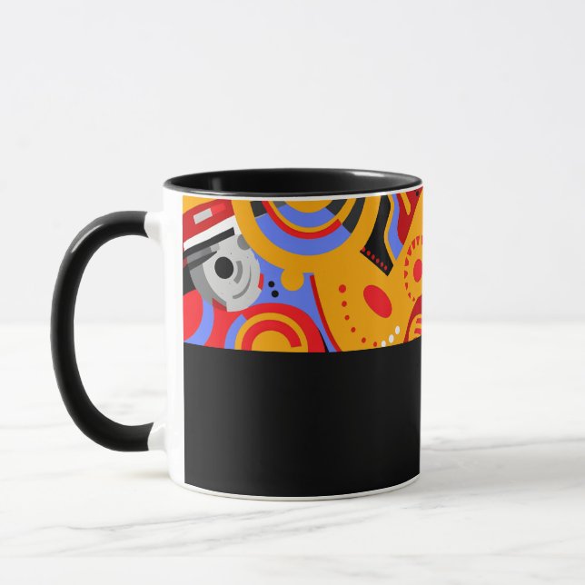 D07 - Tasse mit verschiedenen Formen Mugg (Vänster)
