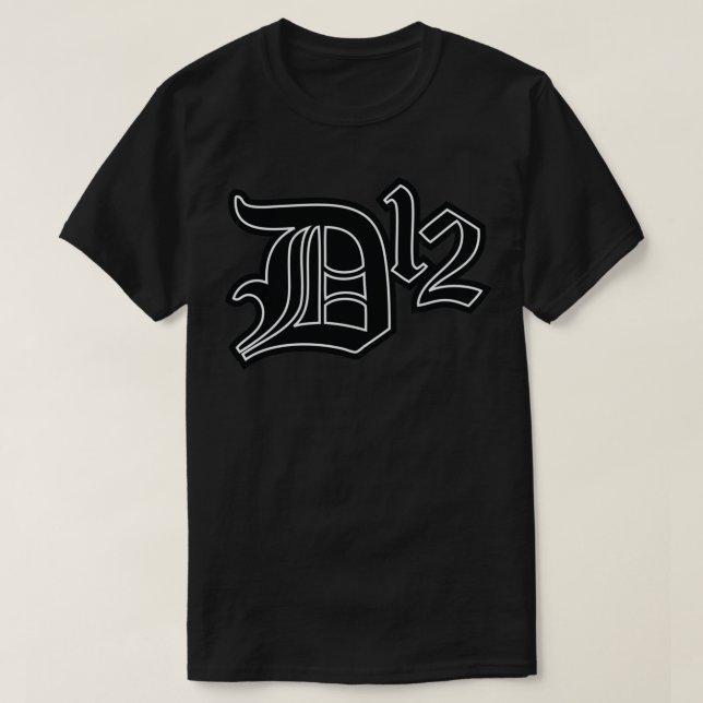 D12 Classic T-Shirt (Design framsida)