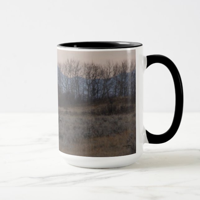 D12 Mule Deer Sweet Grass Hills Mugg (Höger)