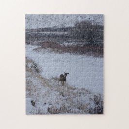 D16 Mule Hjort Doe i Valley Pussel