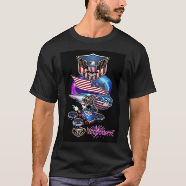 D1-Förenade Staterna T Shirt (Framsida)