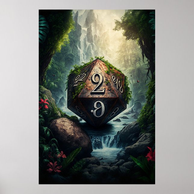 D20 De Tranquilitet Poster (Framsidan)