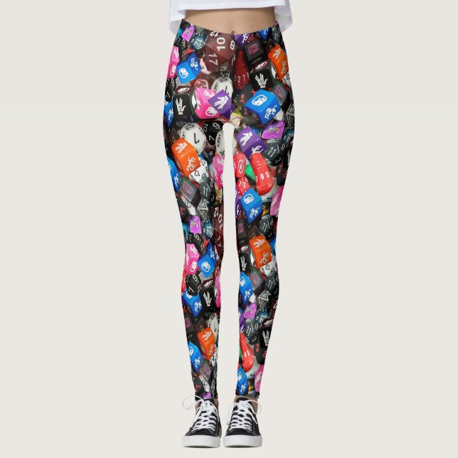 d20 Dice leggings (Framsida)