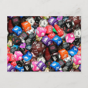 d20-dice vykort