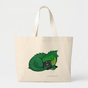 D20-Grönt Dragon Jumbo Tygkasse