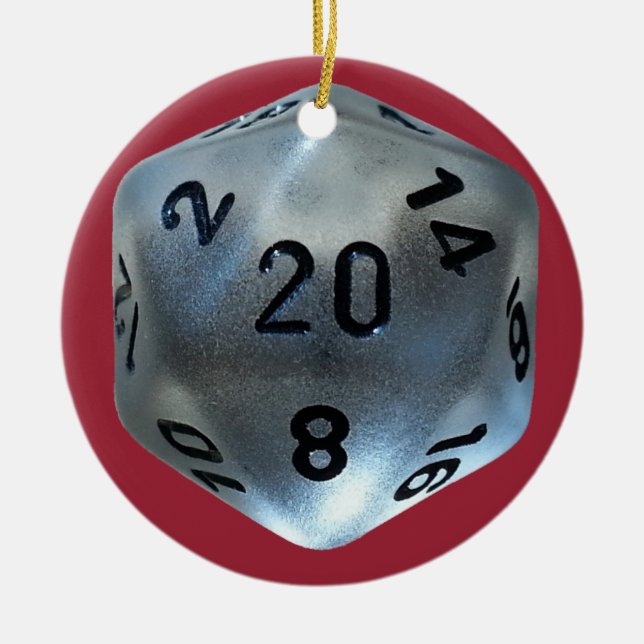 D20 JULGRANSPRYDNAD KERAMIK (Framsidan)