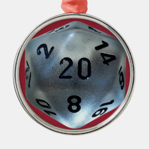 D20 JULGRANSPRYDNAD METALL