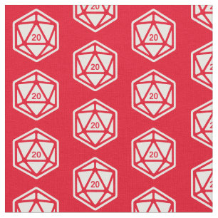 D20 Mönster Tyg