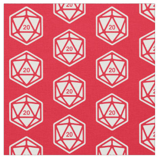 D20 Mönster Tyg
