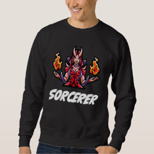 D20 RPG Dragons Tabletop Dungeon Class Sorcerer Lång Ärmad Tröja